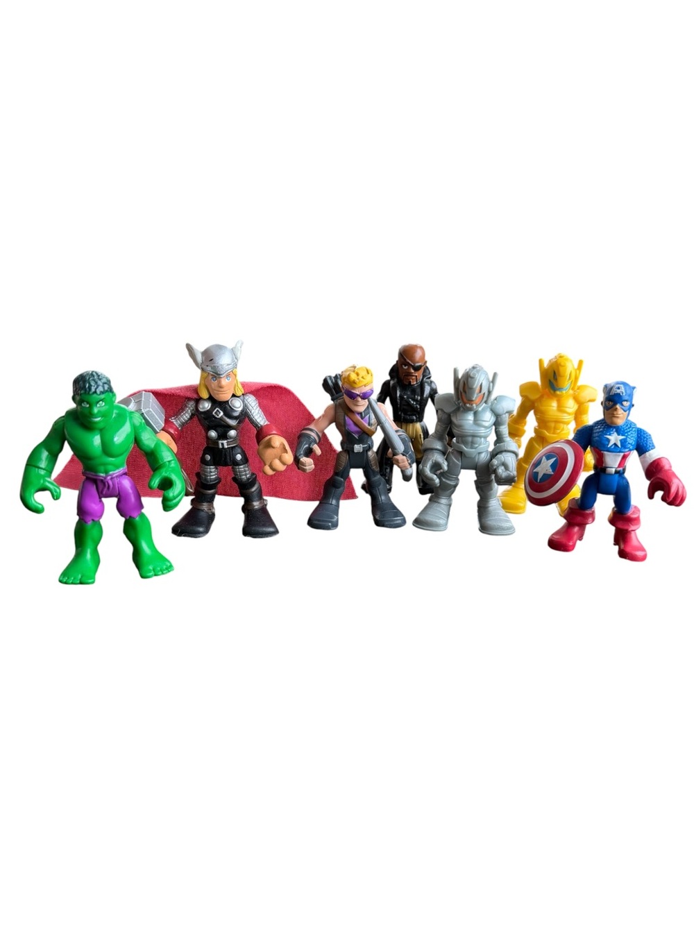 Playskool Heroes Hasbro Marvel Super Hero Adventures Mini Figures Toy Lot
